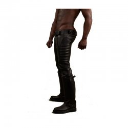 Mister B Leather Cruiser Jeans