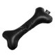 FETCH Leather Puppy Bone Black