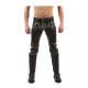 Mister B Leather FXXXer Jeans Black-White