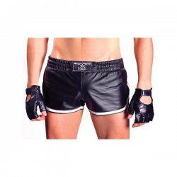 Mister B Leather Sport Shorts