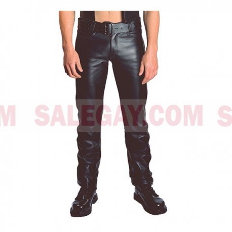 Mister B Leather Jeans Buttons